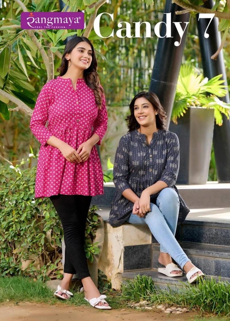 Rangmaya Candy 7 Wester Top Collection
