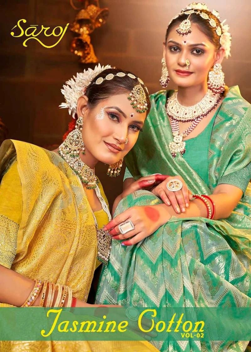 Saroj Jasmine Cotton Vol 2 Soft Cotton Saree Collection