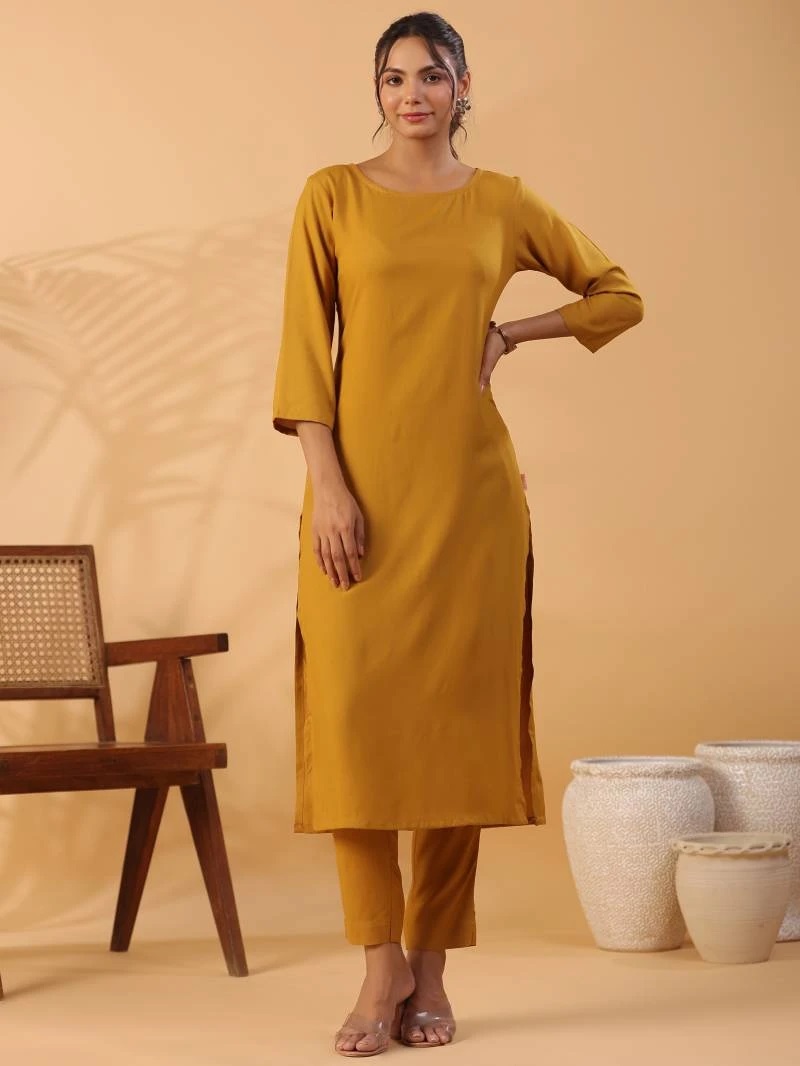 Dhruvi 173 Rayon Kurti With Pant Collection