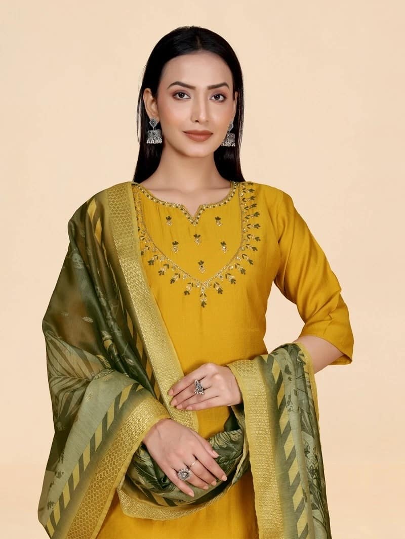 Shubh 30 Designer Kurti Bottom With Dupatta