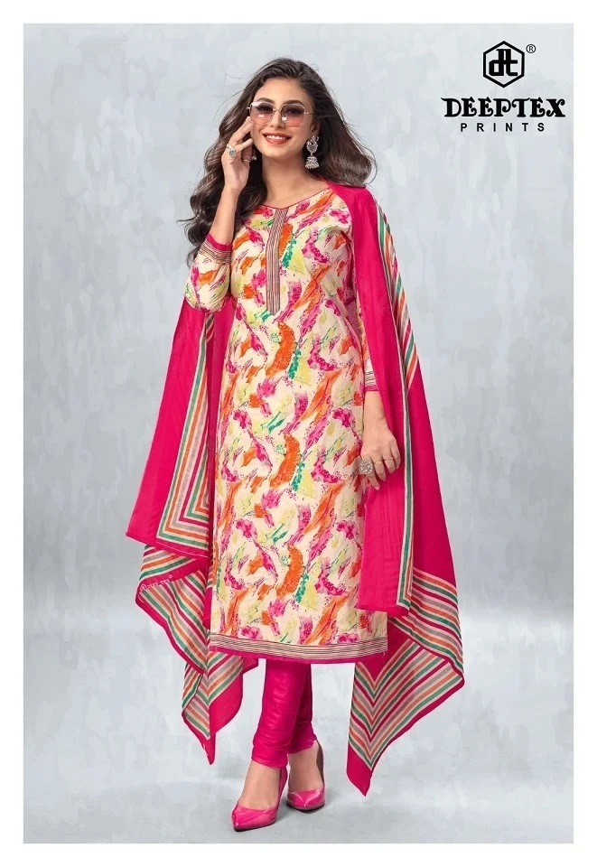 Deeptex Chief Guest Vol 34 Printed Dress Material