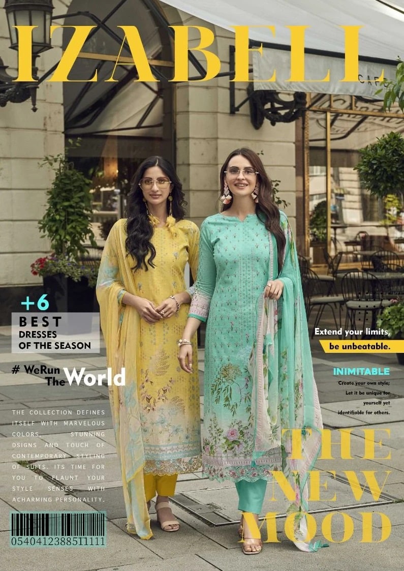 Kesar Izabell Linen Designer Dress Material Collection