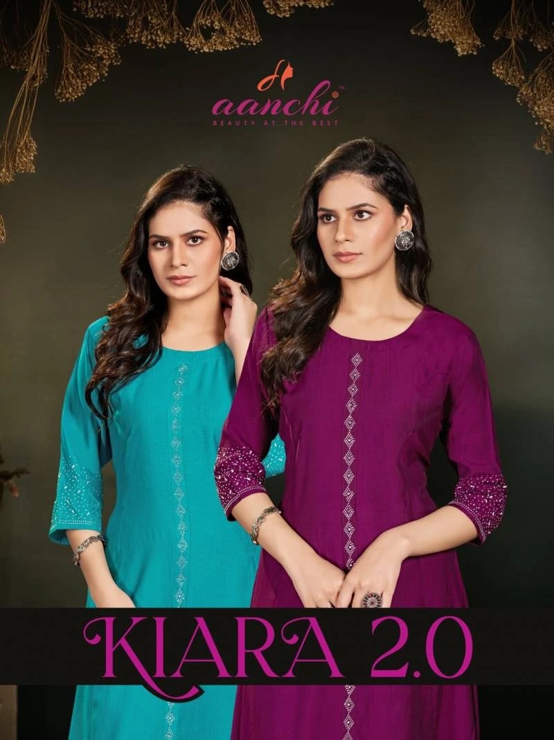 Aanchi Kiara 2.0 Daily Wear Kurti Collection