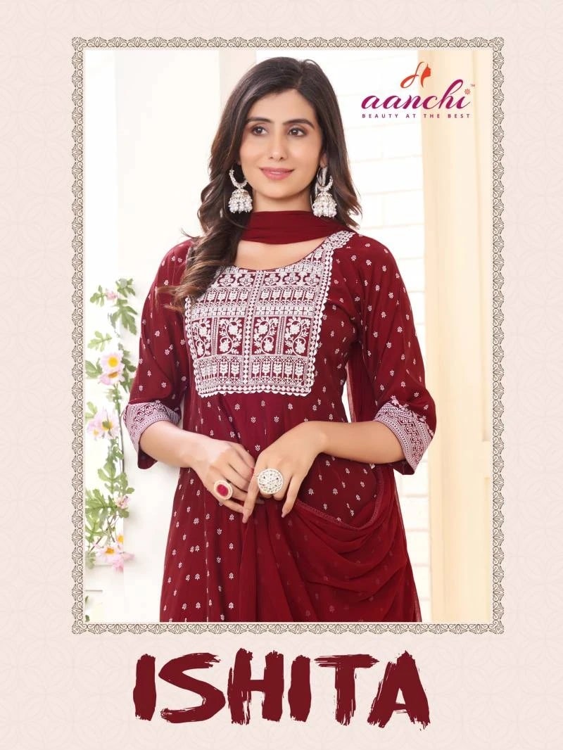 Aanchi Ishita Kurti Bottom With Dupatta Collection