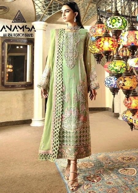 Anamsa 256 Pakistani Salwar Kameez Collection