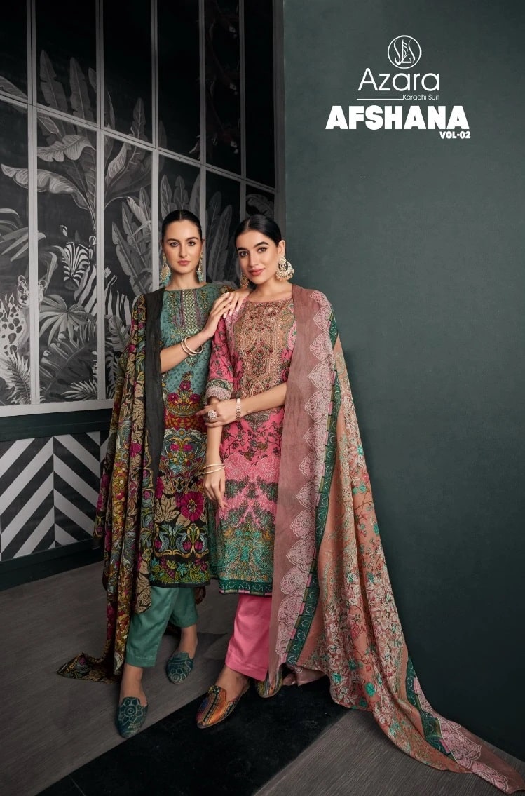 Radhika Azara Afshana Vol 2 Designer Dress Material Collection