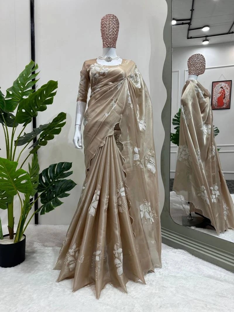Bt 1244 Jimmy Choo Silk Saree Collection