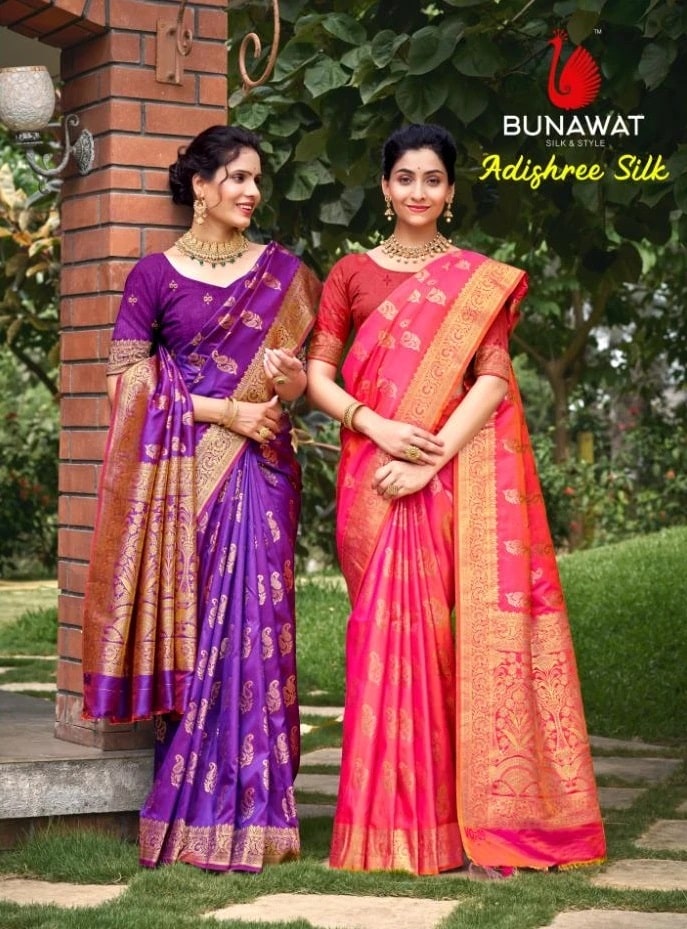 Bunawat Adishree Wedding Silk Saree Collection
