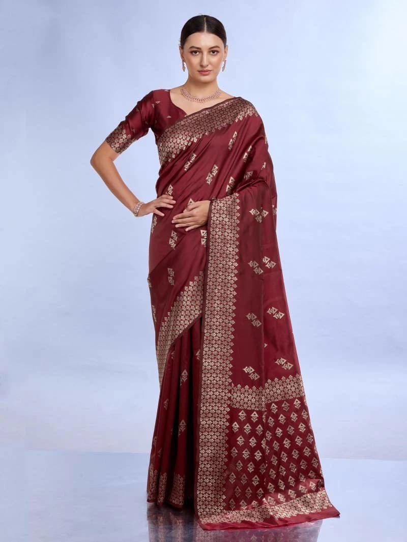 Umang Magic 334 Lichi Silk Saree Collection