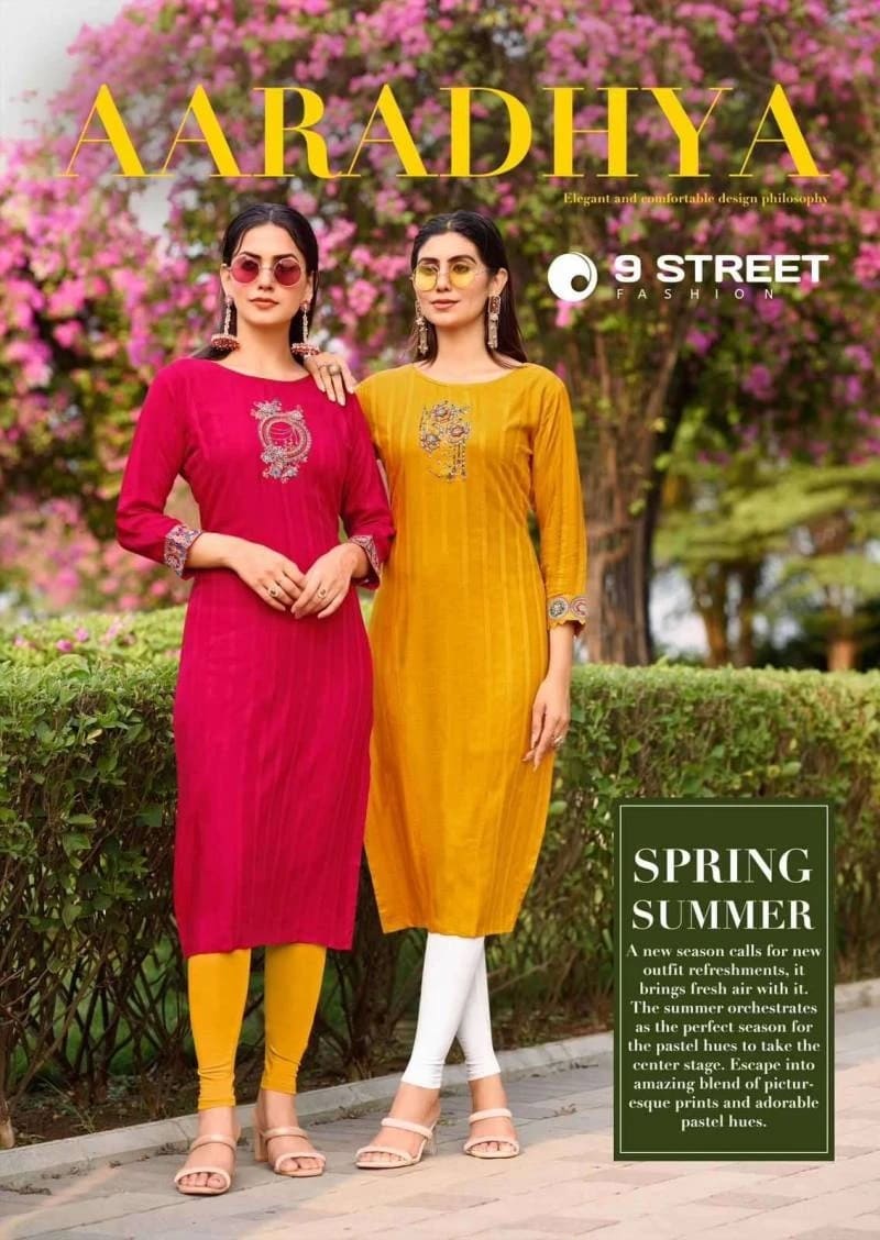 9 Street Aaradhya Daily Wear Kurti Collection