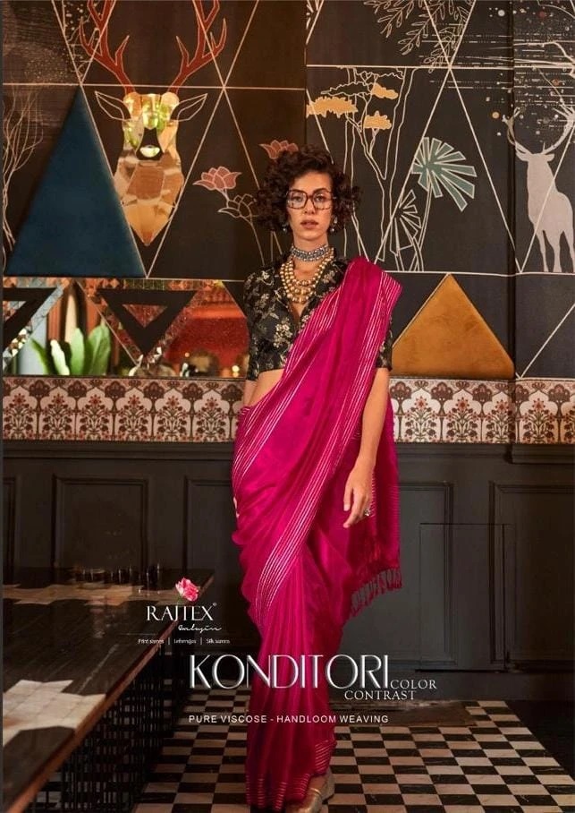 Rajtex Konditori Viscose Handloom Sarees Collection