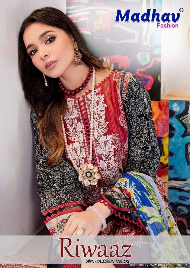 Madhav Riwaaz Vol 8 Printed Readymade Pakistani Suits