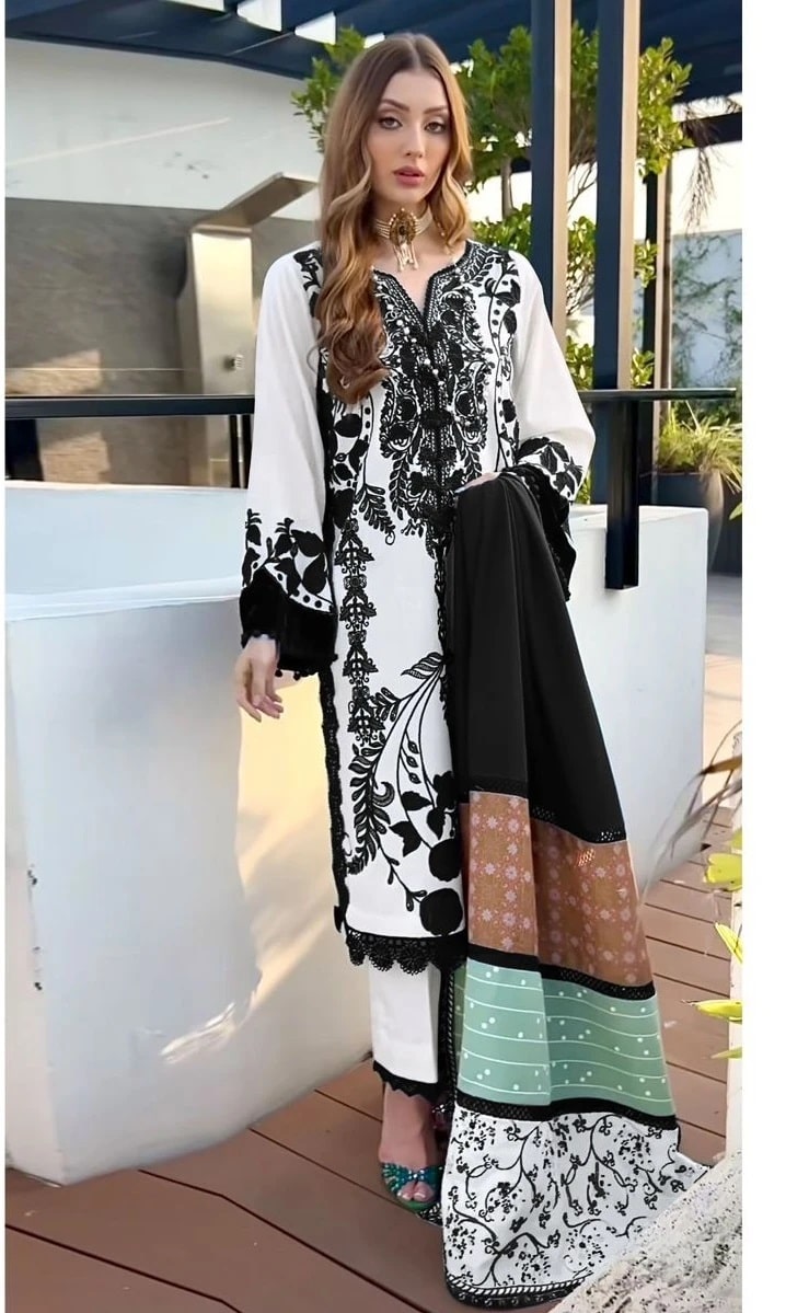 Hazzel 087 A And B Pakistani Salwar Kameez Collection