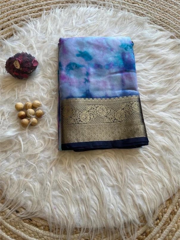 Ahana 01 Soft Organza Printed Saree Collection