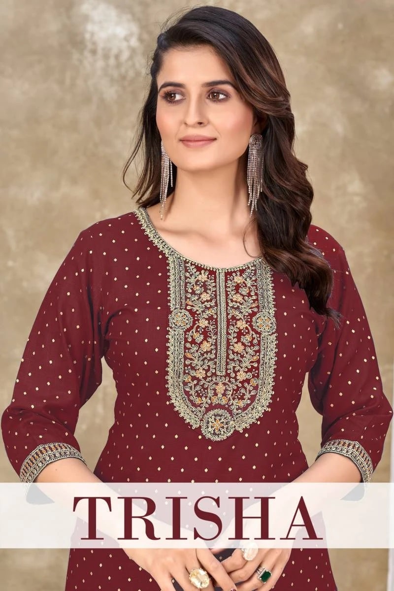 Mukesh Trisha Embroidered Kurti Collection