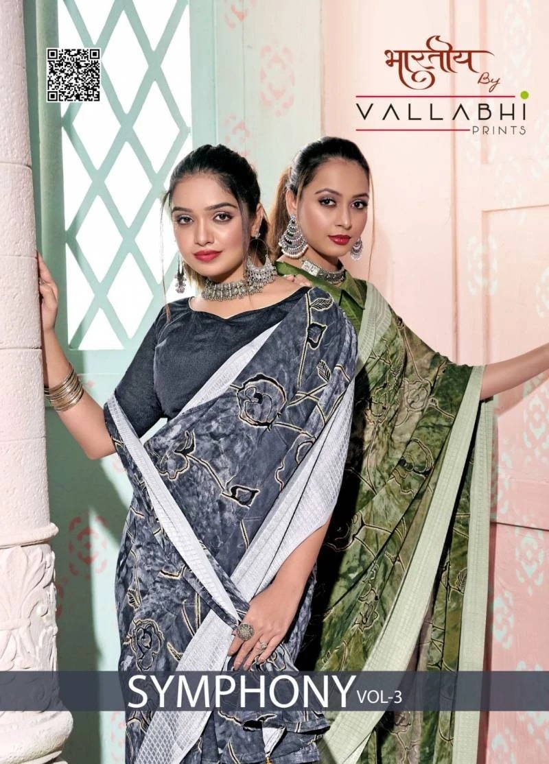 Vallabhi Symphony Vol 3 Printed Saree Collection