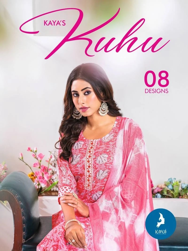 Kaya Kuhu Cotton Printed Readymade Dress Collection