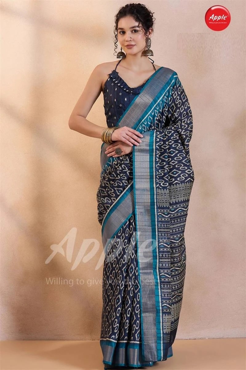 Apple Holland Silk 80 Printed Designer Saree Collection
