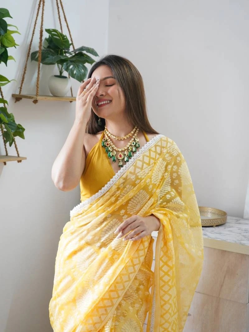Yamla 1 Fancy Rubber Print Saree Collection