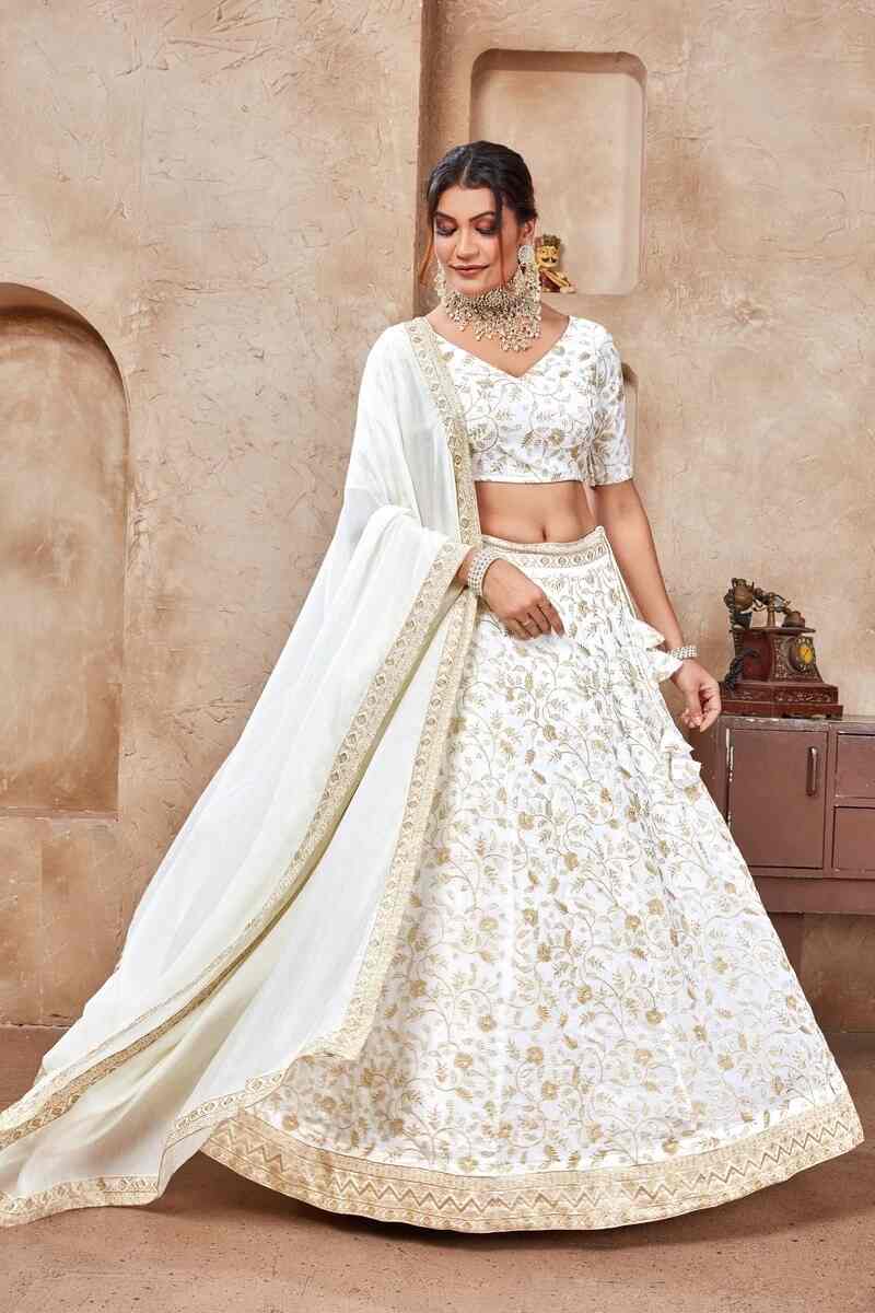 Dz 2240 Vichitra Embroidered Lehenga Choli Collection
