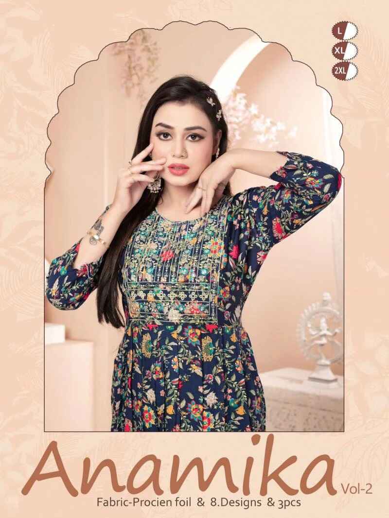 Fashion Talk Anamika Vol 2 Designer Kurti Bottom With Dupatta