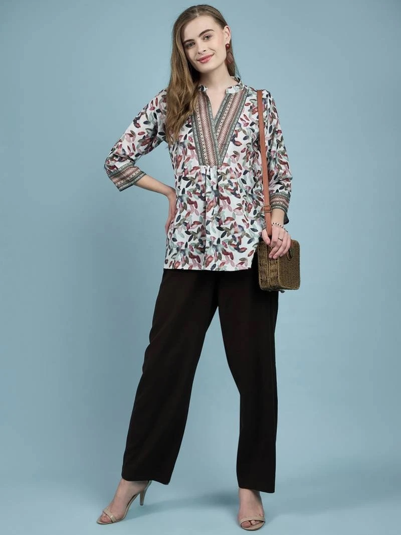 Navya 10 Printed Rayon Top Collection
