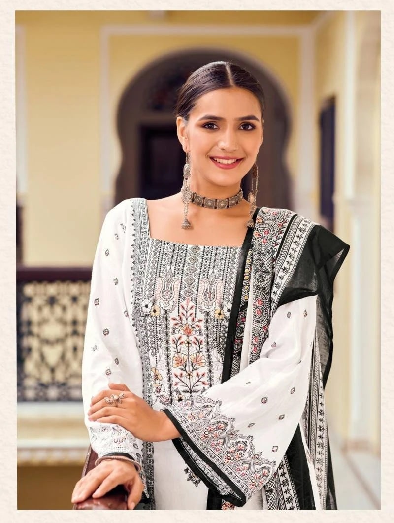 Deepsy Black Beauty Pakistani Suit Chiffon Dupatta