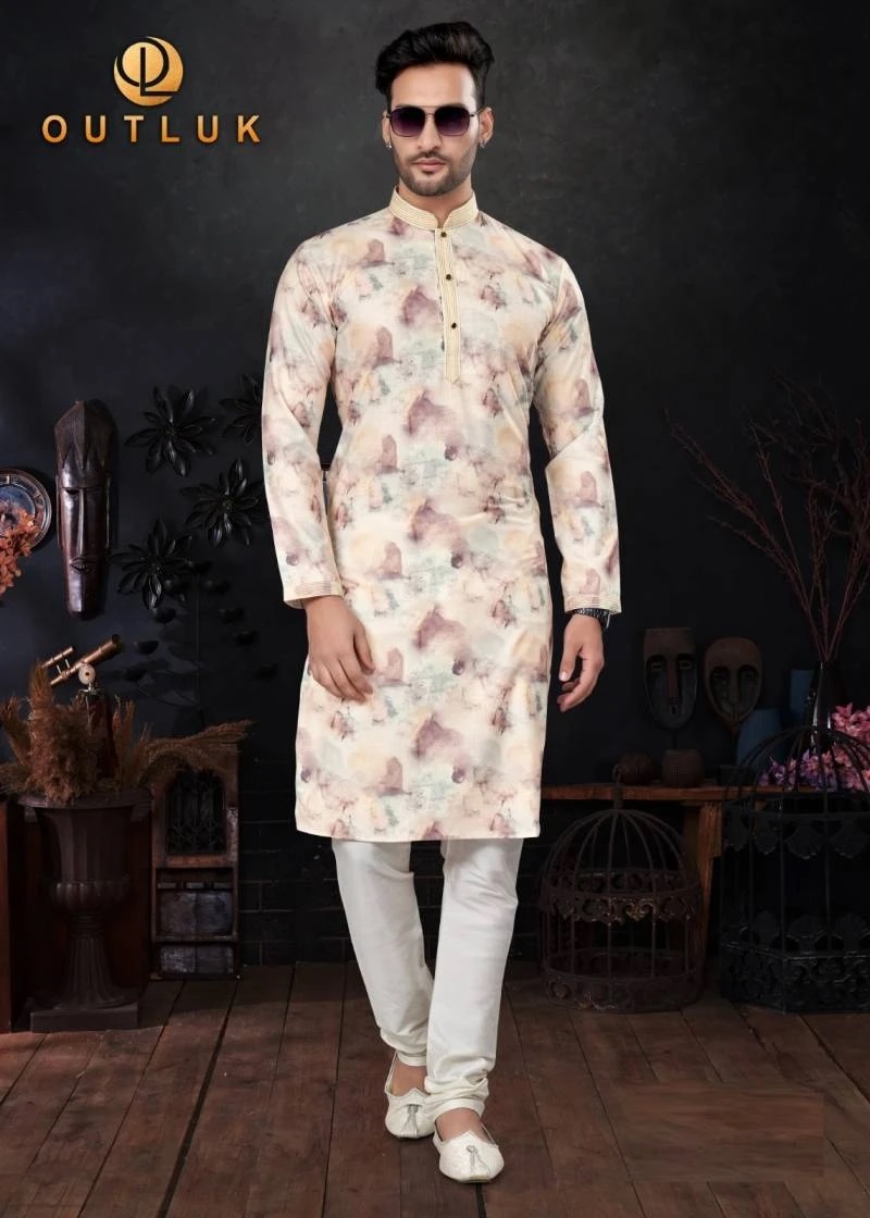 Outluk Wedding Collection Vol 12 Kurta With Pajama Mens