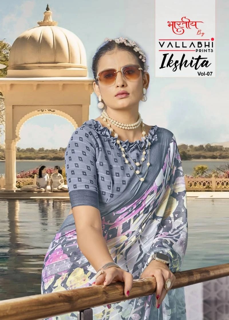 Vallabhi Ikshita Vol 7 Georgette Saree Collection