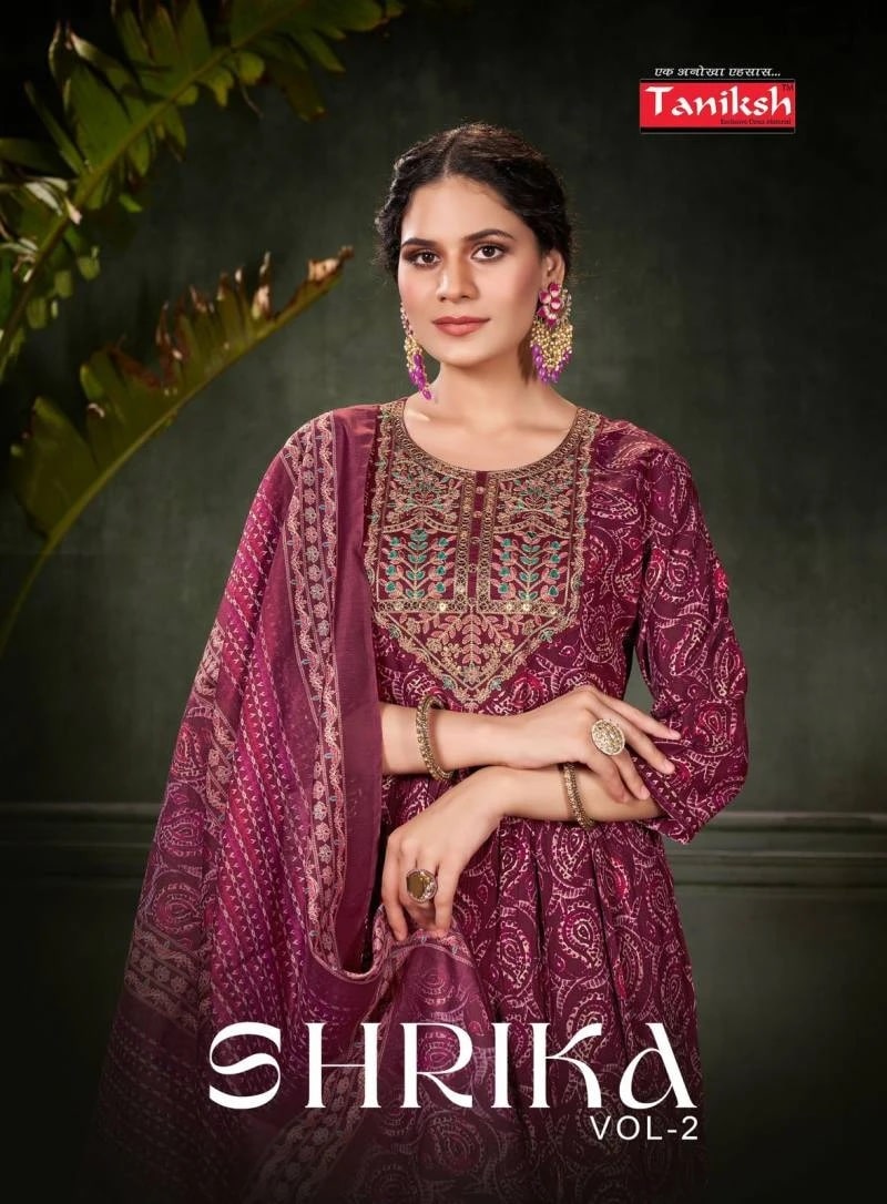 Taniksh Shrika Vol 2 Printed Kurti Bottom With Dupatta