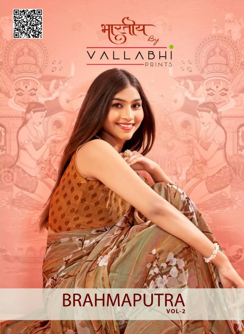Vallabhi Brahmaputra Vol 2 Georgette Saree Collection