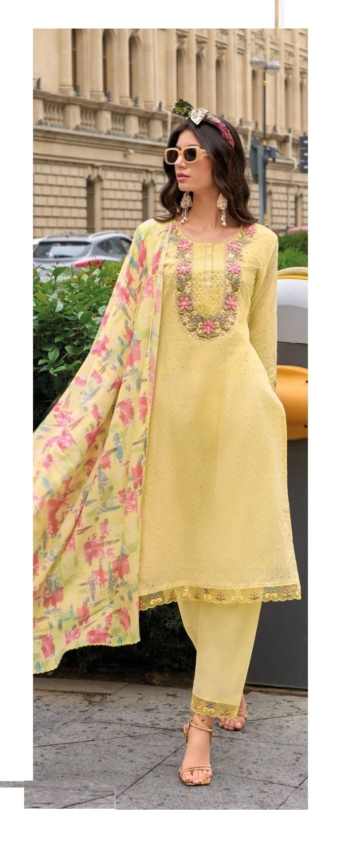 Isavasyam Aysel Designer Kurti Bottom With Dupatta