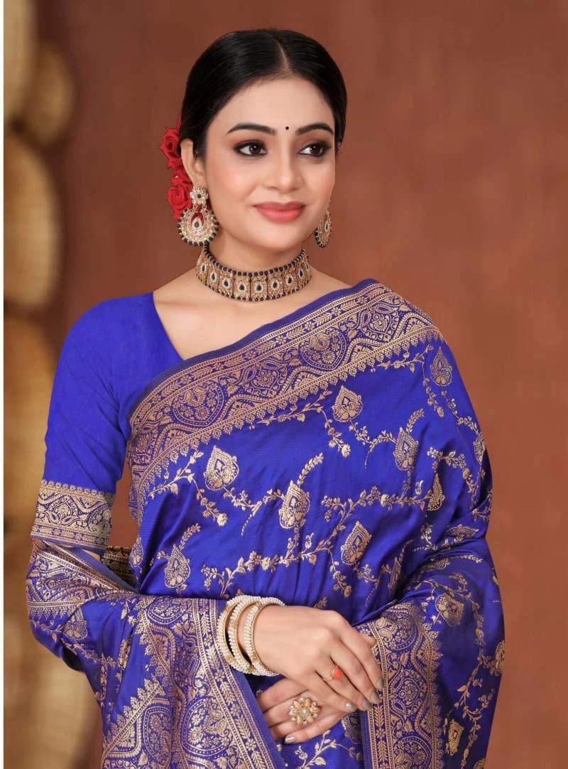 Varmine Amruti Vol 81 Banarasi Silk Saree Collection