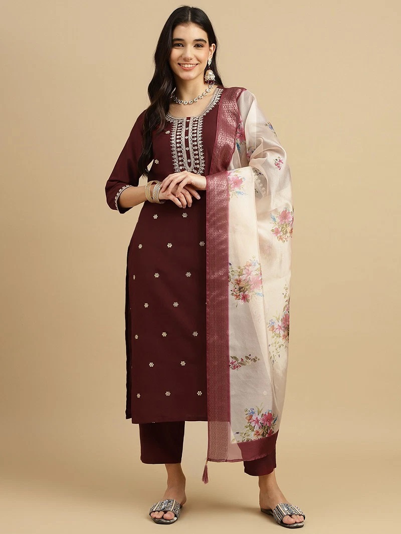 Riyana 58 Designer Kurti Bottom With Dupatta