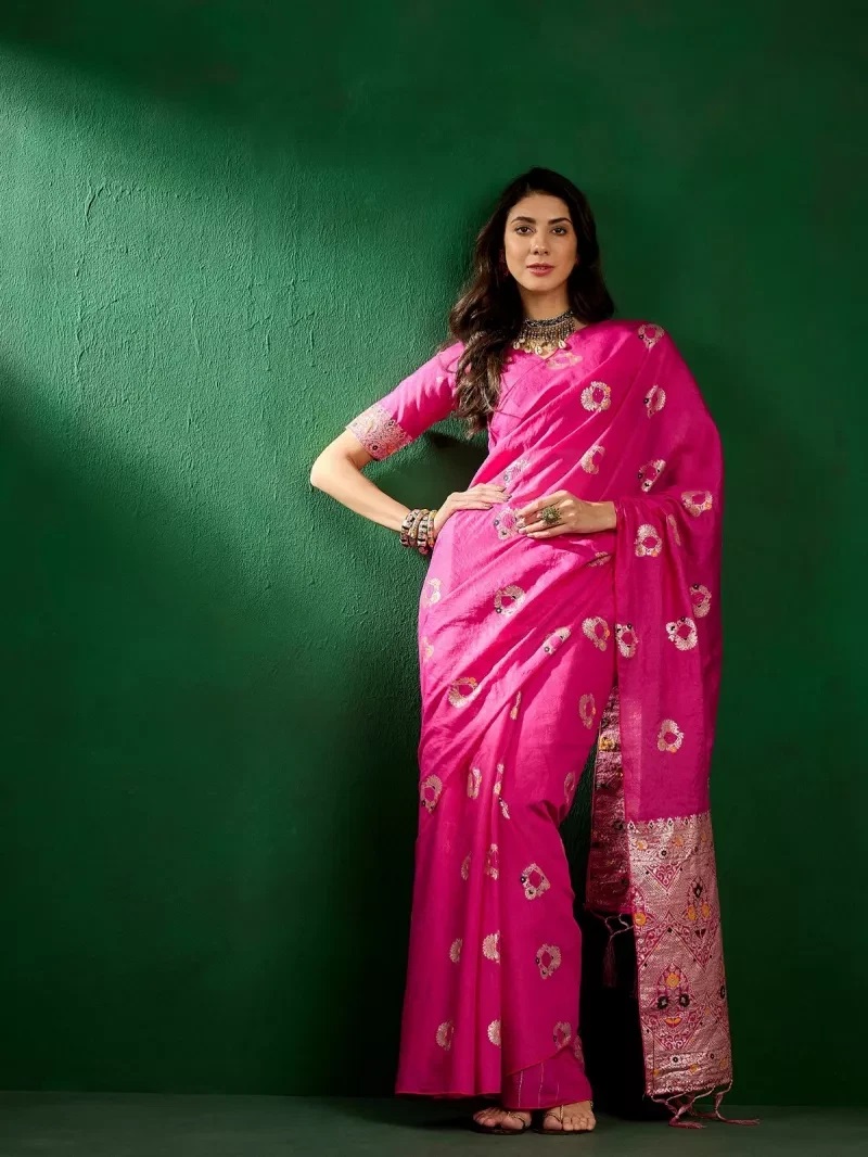 Color Set 8211 Dola Printed Saree Collection