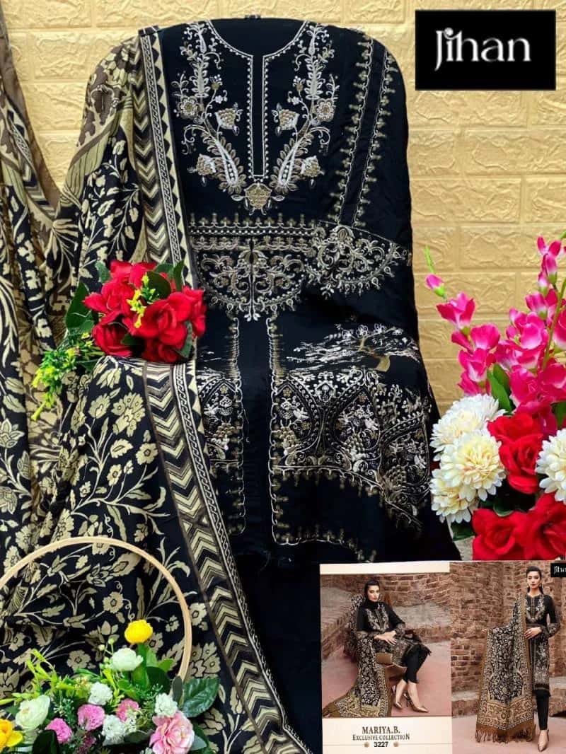 Jihan 3227 Pakistani Salwar Suits Chiffon Dupatta