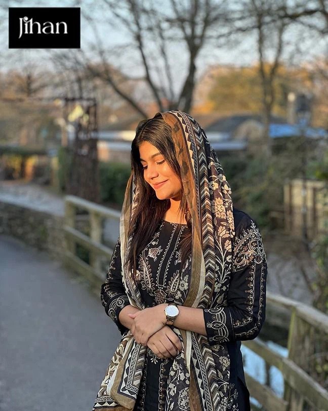 Jihan 3227 Pakistani Salwar Suits Cotton Dupatta