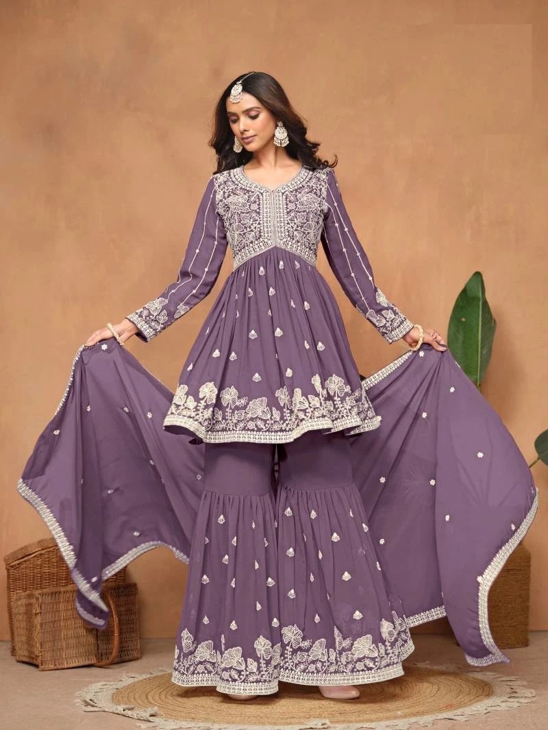 Aanaya Vol 194 Faux Georgette Designer Salwar Kameez