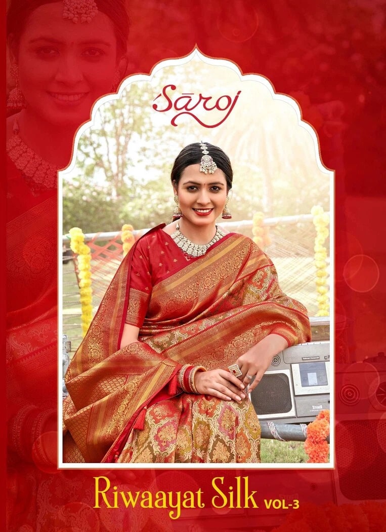 Saroj Riwaayat Silk Vol 3 Designer Saree Collection