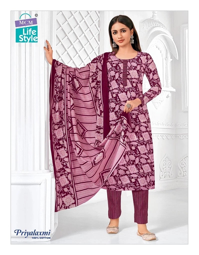Mcm Priyalaxmi Vol 31 Printed Dress Material