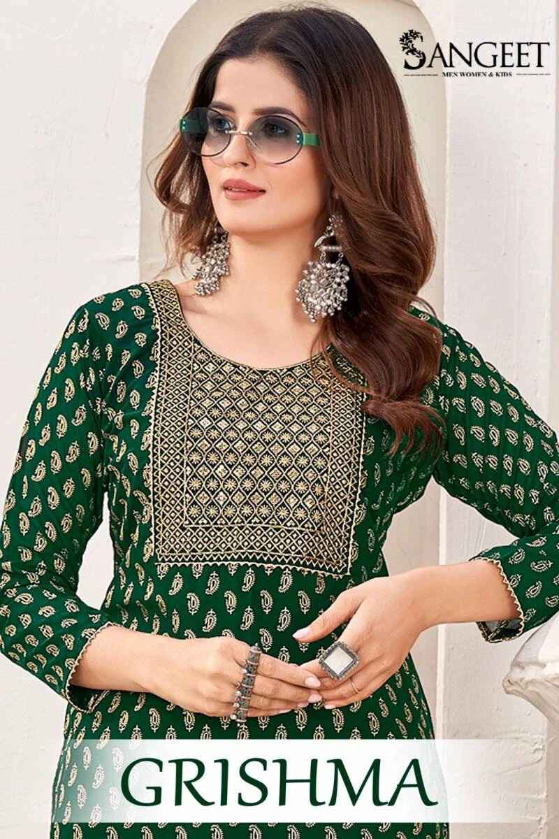 Grishma Mom Georgette Printed Kurti
