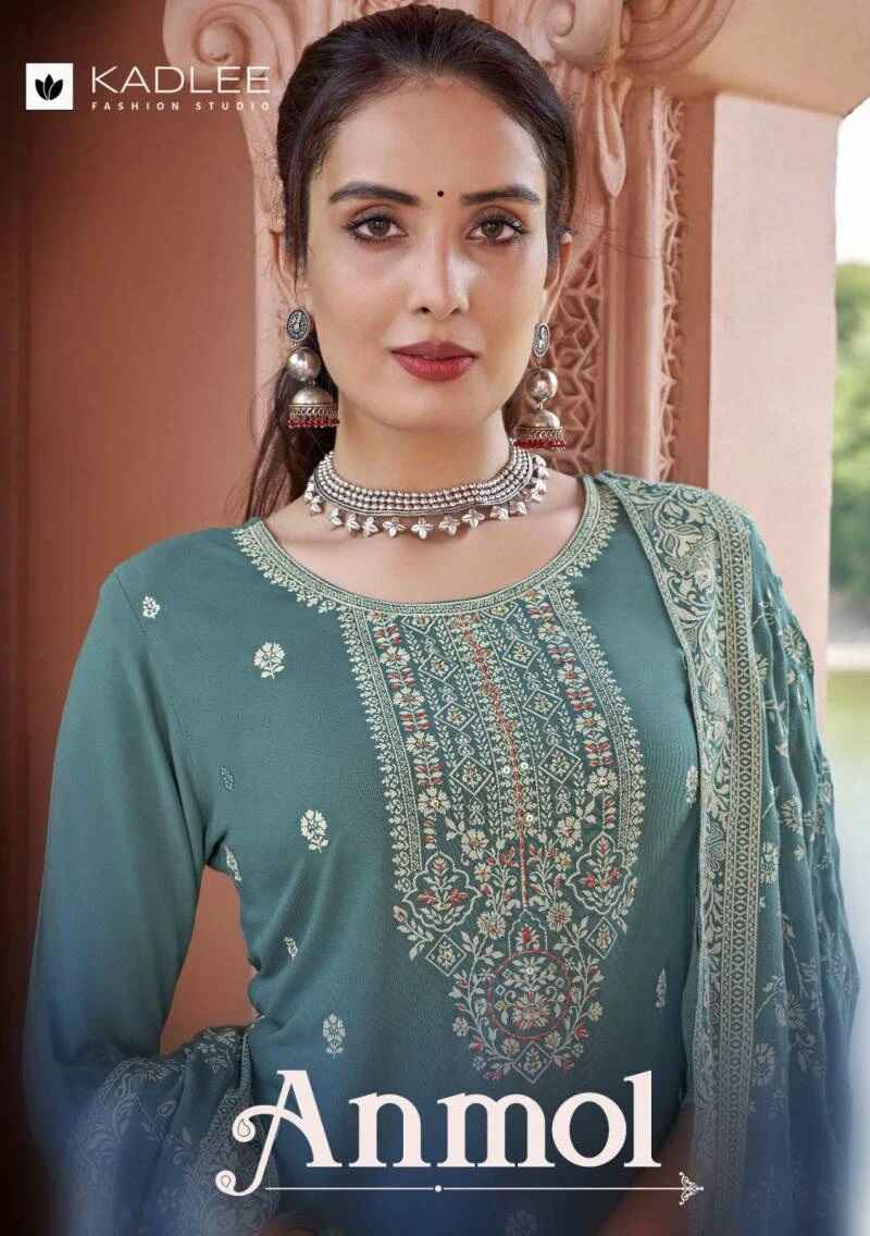 Kadlee Anmol Printed Kurti Bottom With Dupatta