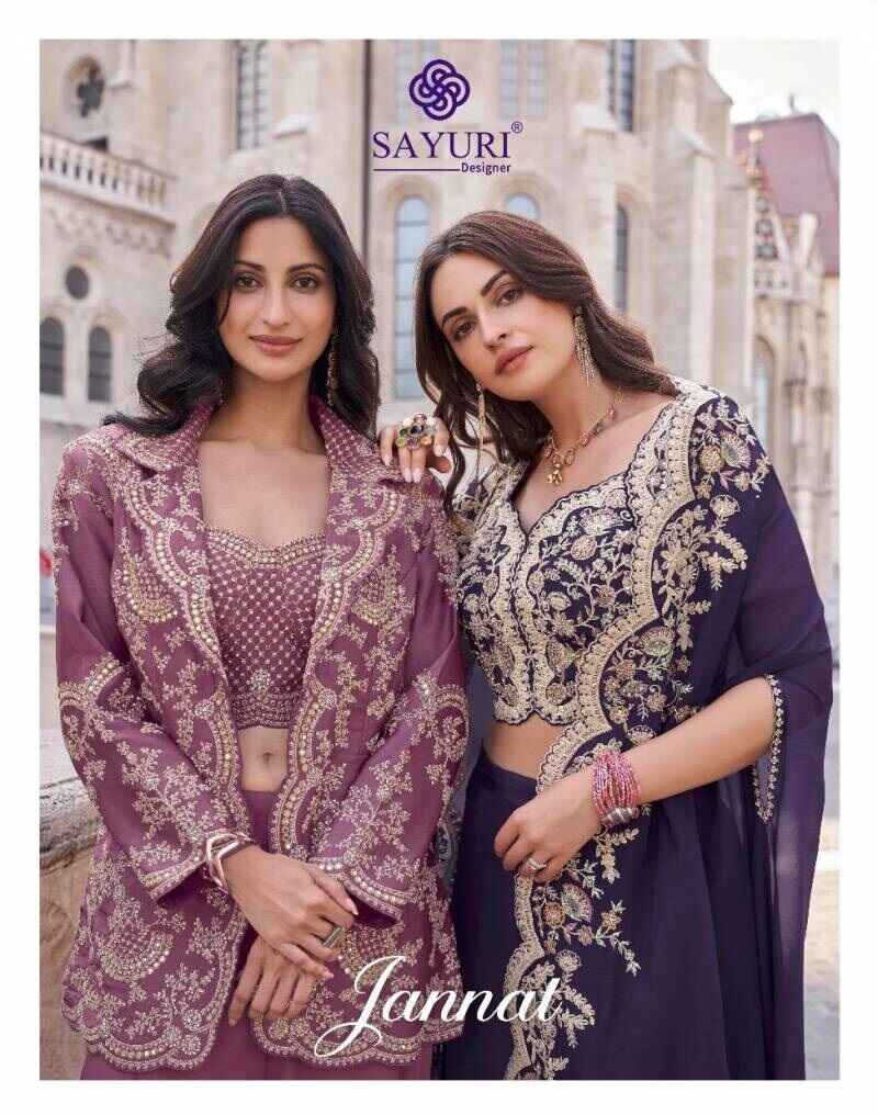 Sayuri Jannat Designer Silk Indo Western Collection