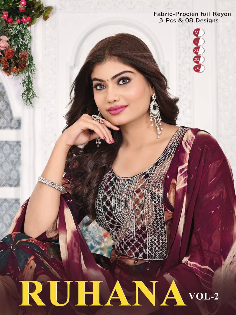 Fashion Talk Ruhana Vol 2 Printed Kurti Bottom With Dupatta