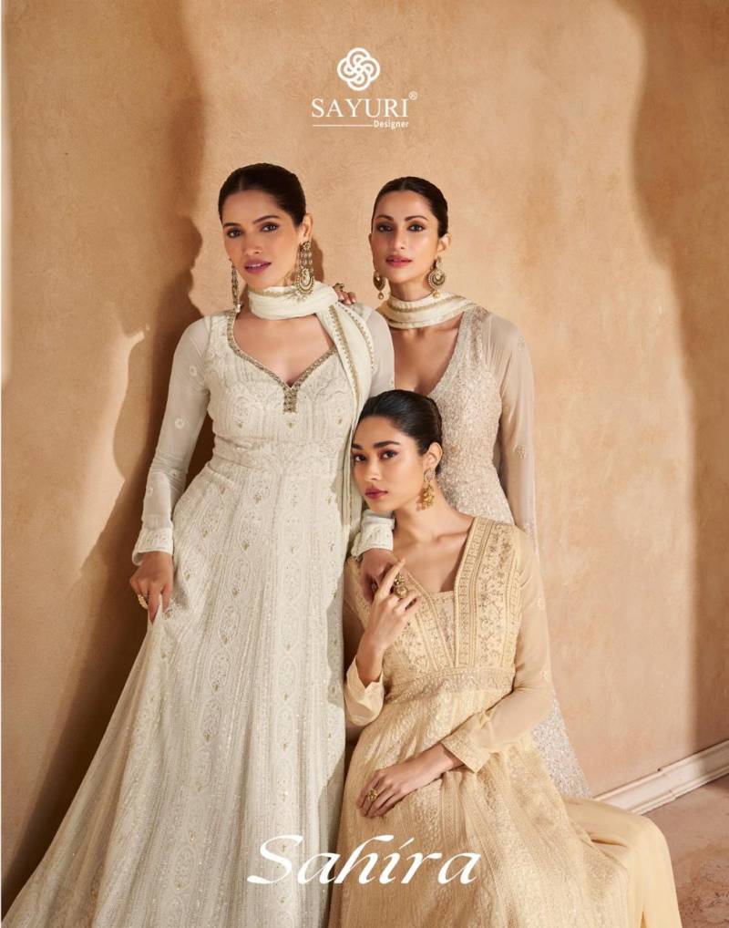 Sayuri Sahira Designer Gown With Dupatta Collection