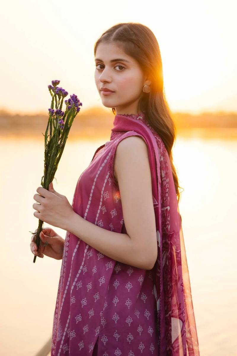 Alzohaib M Basics 2 Pakistani Suits Chiffon Dupatta