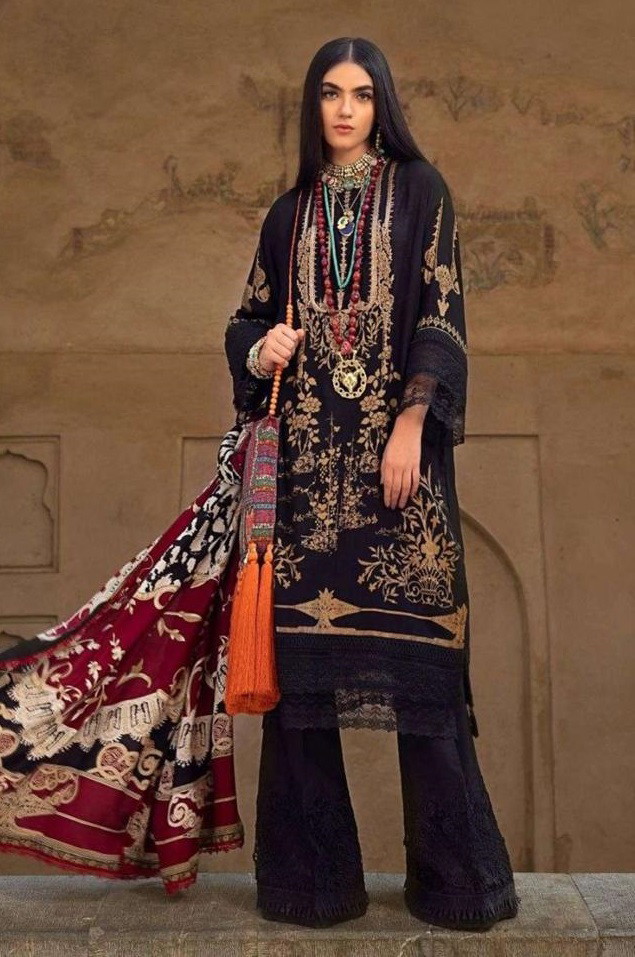 Hazzel Sana Safinaz 2022 Pakistani Suits With Chiffon Dupatta