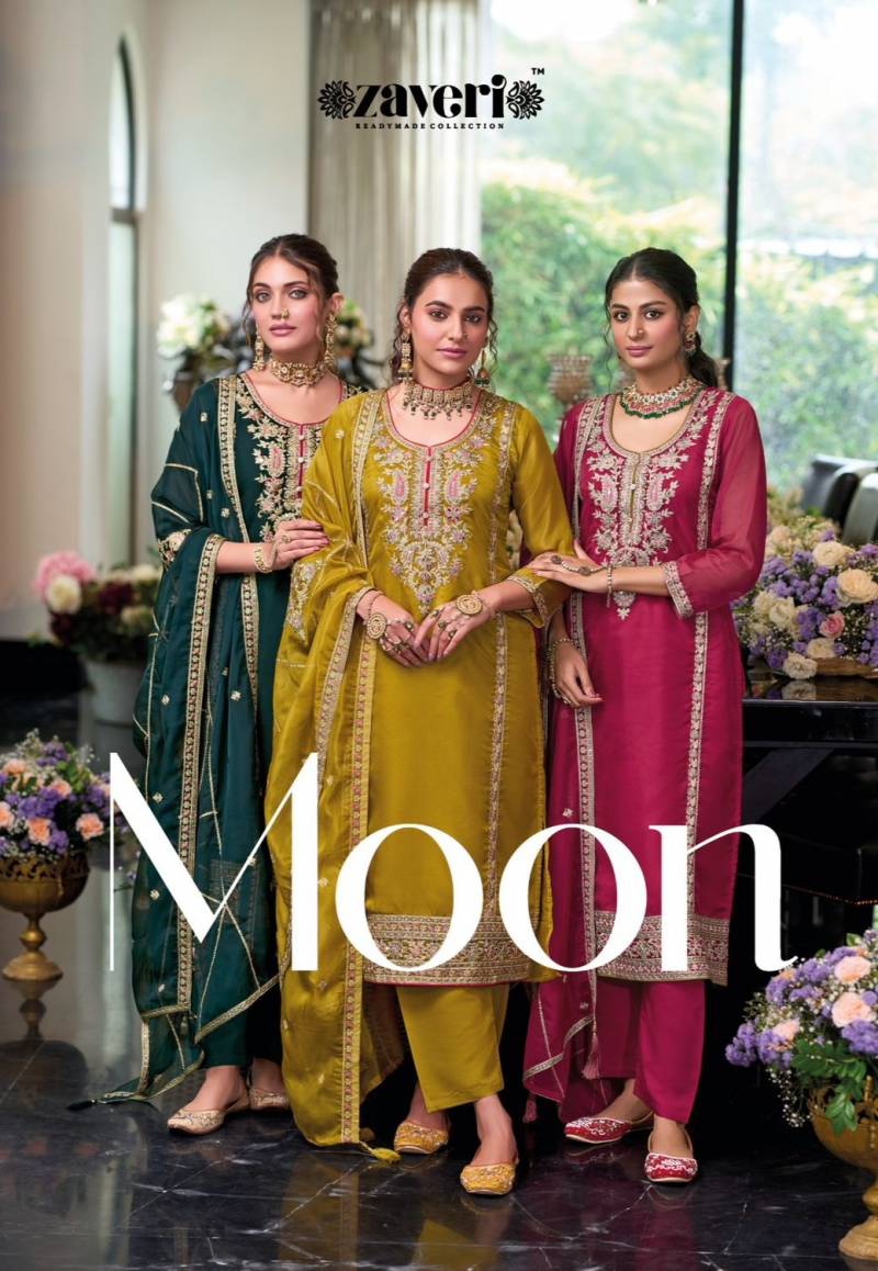 Zaveri Moon Embroidered Ready Made Dress Collection