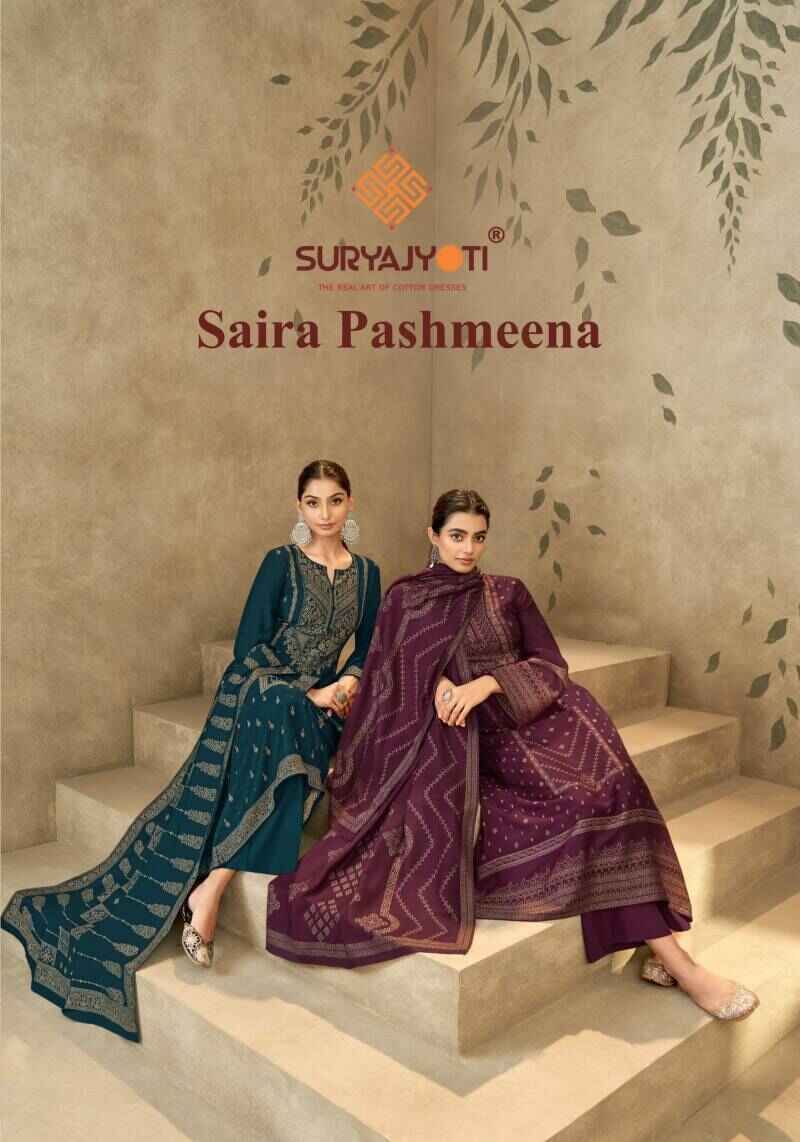 Suryajyoti Saira Vol 1 Pashmina Dress Material Collection
