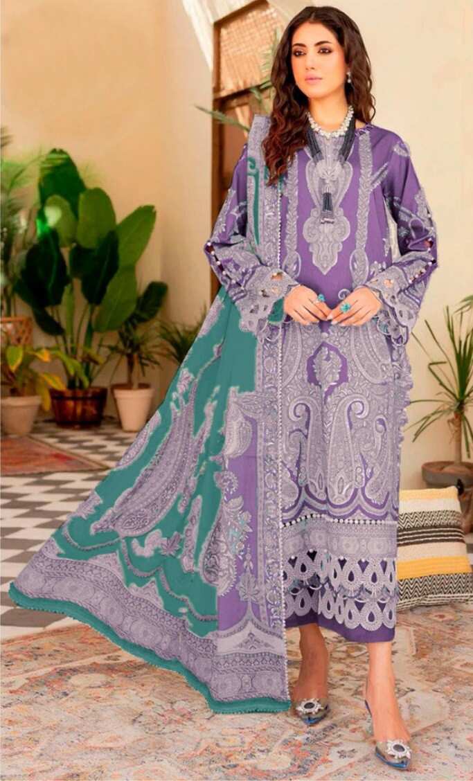 Taj 561 Hit Pakistani Salwar Suits Chiffon Dupatta